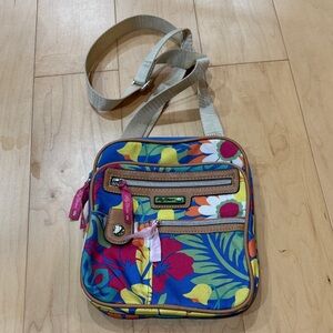 Lily Bloom floral crossbody bag
